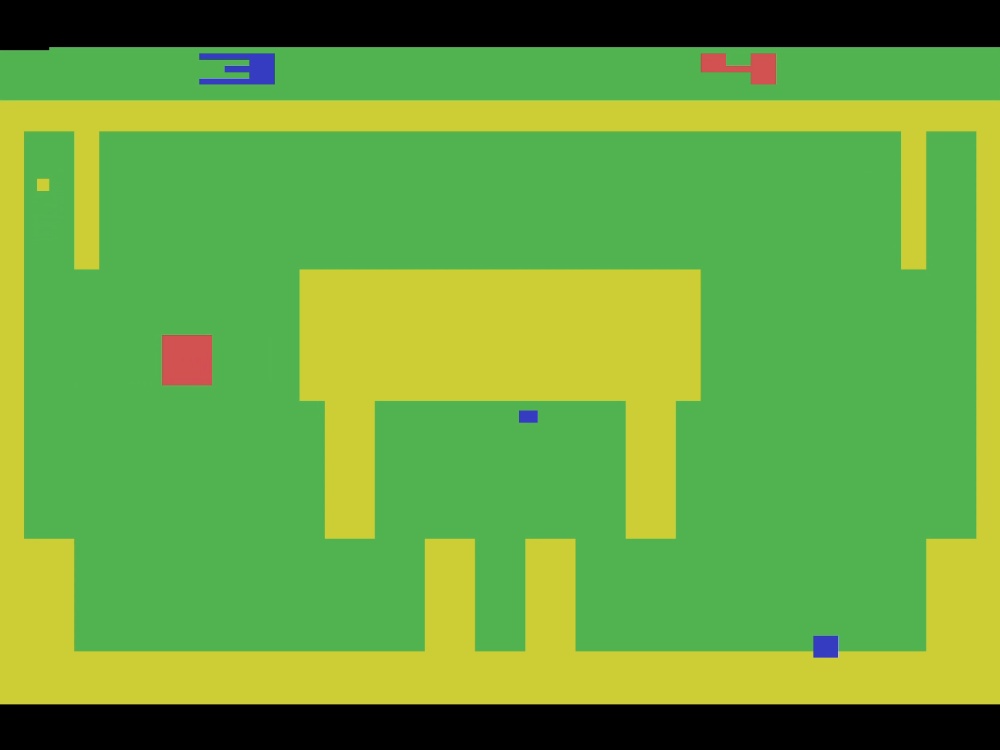 Screenshot of Miniature Golf for Atari 2600